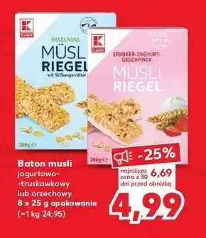 Kaufland Batony musli K-classic oferta