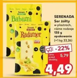 Kaufland Ser żółty Serenada oferta