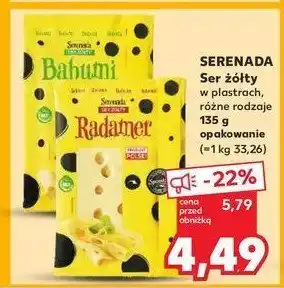 Kaufland Ser żółty Serenada oferta