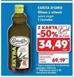 Kaufland Oliwa z oliwek extra vergine Costa d'oro oferta