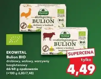 Kaufland Bulion ekologiczny wołowy w kostkach Ekowital oferta