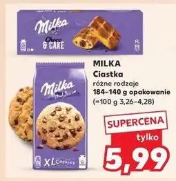 Kaufland Ciastka z czekoladą Milka cake & choc oferta