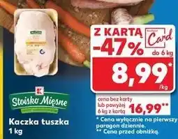 Kaufland Kaczka tusza Stoisko mięsne oferta