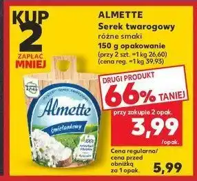 Kaufland Serek śmietankowy Hochland almette oferta