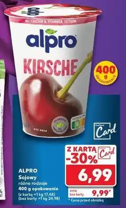 Kaufland Jogurt sojowy wiśnia Alpro oferta