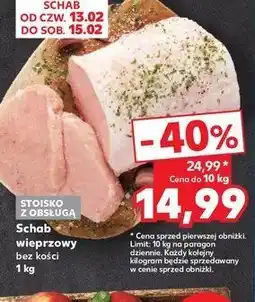 Kaufland Schab wieprzowy bez kości oferta