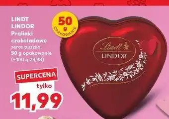 Kaufland Praliny w serduszku Lindt lindor oferta