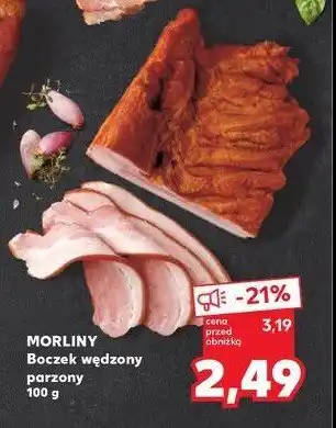 Kaufland Boczek wędzony parzony Morliny oferta