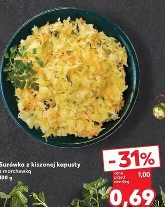 Kaufland Surówka z kiszonej kapusty z marchewką oferta