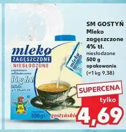 Kaufland Mleko zagęszczone niesłodzone light Gostyń oferta