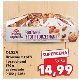 Kaufland Brownie z toffi i orzechami Kraina wypieków oferta