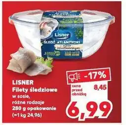 Kaufland Śledź atlantycki w sosie śmietanowym Lisner oferta