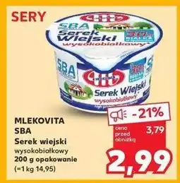 Kaufland Jogurt naturalny wysokobiałkowy Mlekovita sba oferta