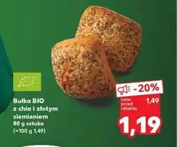 Kaufland Bułka bio z chia i złotym siemieniem oferta