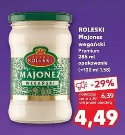 Kaufland Majonez wegański Roleski oferta