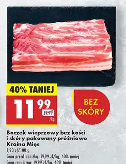 Biedronka Boczek wieprzowy Kraina Mięs oferta