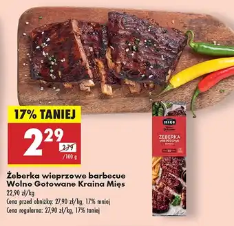 Biedronka Żeberka wieprzowe Kraina Mięs oferta