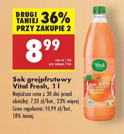 Biedronka Sok Vital Fresh oferta