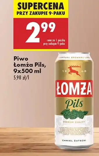 Biedronka Piwo Łomża oferta