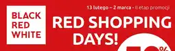 Black Red White RED SHOPPING DAYS do -50 % na setki mebli i dodatków oferta