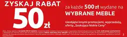 Black Red White Zyskaj rabat 50 zł za każde 500 zł wydane na wybrane meble oferta