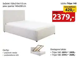 Black Red White Łóżko Tripo 140 oferta