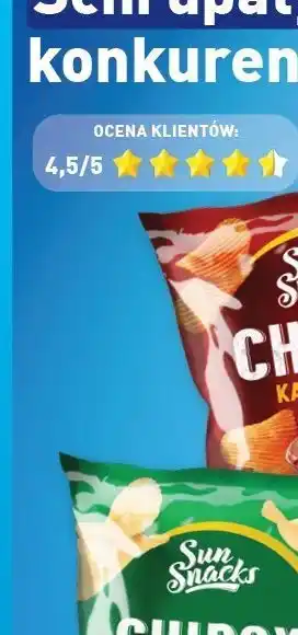 ALDI Chipsy paprykowe Sun Snacks oferta