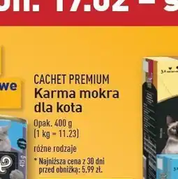 ALDI Karma dla kota róznorodne smaki Cachet oferta