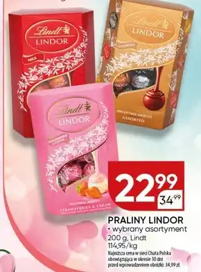 Chata Polska Lindt Lindor Praliny z czekolady mlecznej 200 g oferta