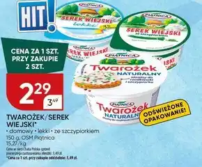 Chata Polska Piątnica Serek wiejski lekki 150 g oferta