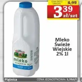 Marmax Piątnica Mleko wiejskie świeże 2,0% 1 l oferta