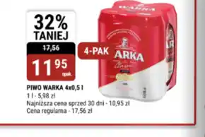 bi1 Warka Classic Piwo jasne 4 x 500 ml oferta