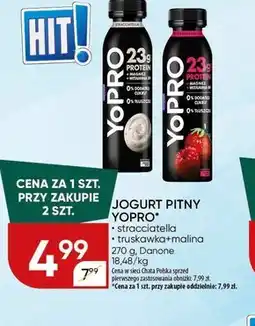 Chata Polska Danone YoPro Jogurt pitny stracciatella 270 g oferta