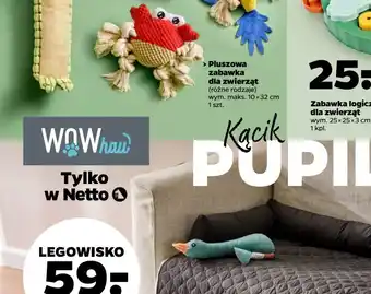 Netto Legowisko dla zwierząt 60 x 50 18 cm Wowhau oferta