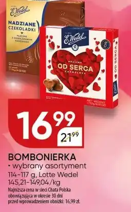 Chata Polska E. Wedel Od serca Praliny karmelove 117 g oferta