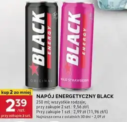 Stokrotka Optima Black Energy Black Lila Gazowany napój energetyzujący 250 ml oferta