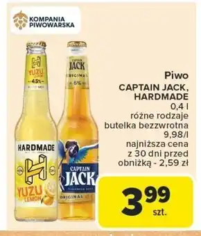 Carrefour Captain Jack Original Piwo smakowe 400 ml oferta