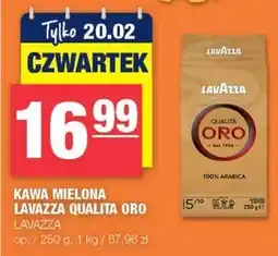 SPAR mini Lavazza Qualità Oro Perfect Symphony Mielona kawa palona 250 g oferta