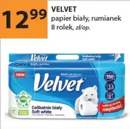 Drogerie Laboo Velvet Papier toaletowy delikatnie biały 8 rolek oferta