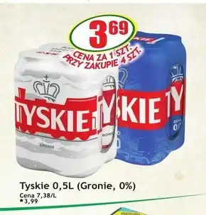 Sezamek Tyskie Piwo jasne 2 l (4 x 0,5 l) oferta