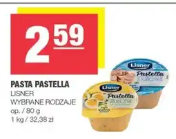 Spar Lisner Pastella Pasta z tuńczyka 80 g oferta