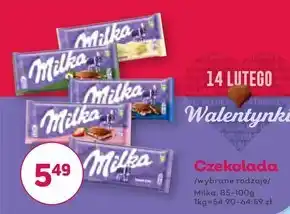 Społem Milka Czekolada mleczna 100 g oferta