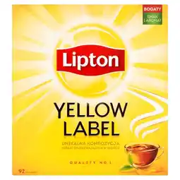 ALDI Lipton Yellow Label Herbata czarna 184 g (92 torebki) oferta