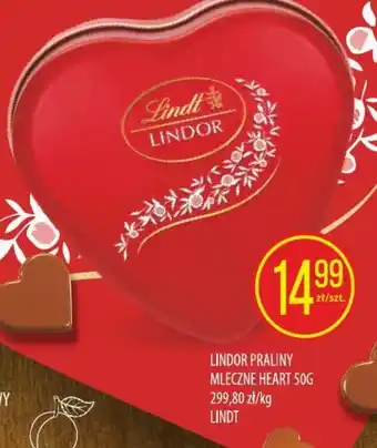 Pokusa Lindor Praliny Mleczne Heart oferta