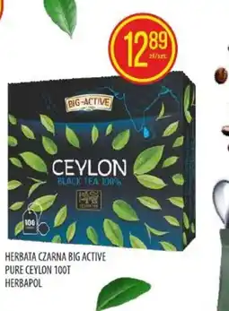 Pokusa Herbata czarna Big Active Pure Ceylon 100g oferta