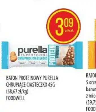 Pokusa Baton proteinowy Purella chrupiące cząsteczki oferta