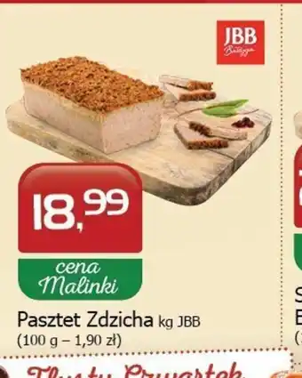 Malinka Market Pasztet Zdzicha JBB oferta