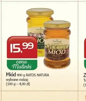 Malinka Market Miód Ratos Natura oferta