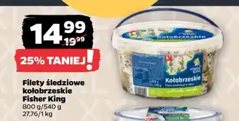 Netto Filety śledziowe kołobrzeskie Fisher king oferta