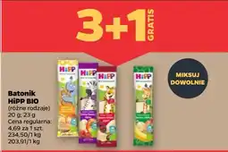 Netto Baton bananowo-jabłkowy Hipp owocowy przyjaciel oferta